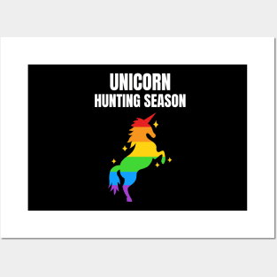 unicorn hunting season Posters and Art